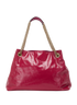 Medium Soho Tassel Hobo, &pound;650, Handbags, Pink, Patent Leather, Back view